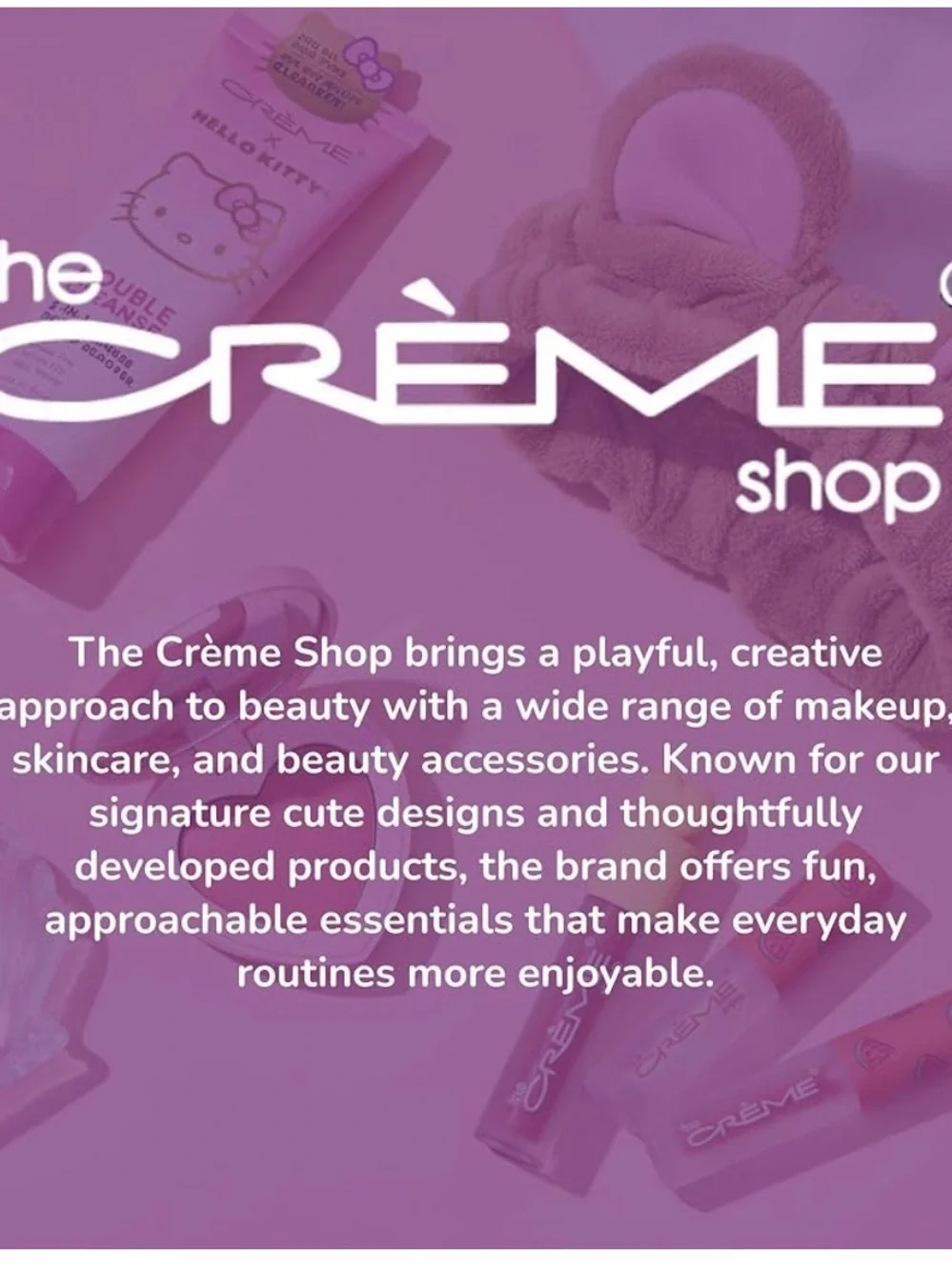 The Crème Shop x ONCH Teddy Headband - Spa Headband for Skincare and Makeup NEW